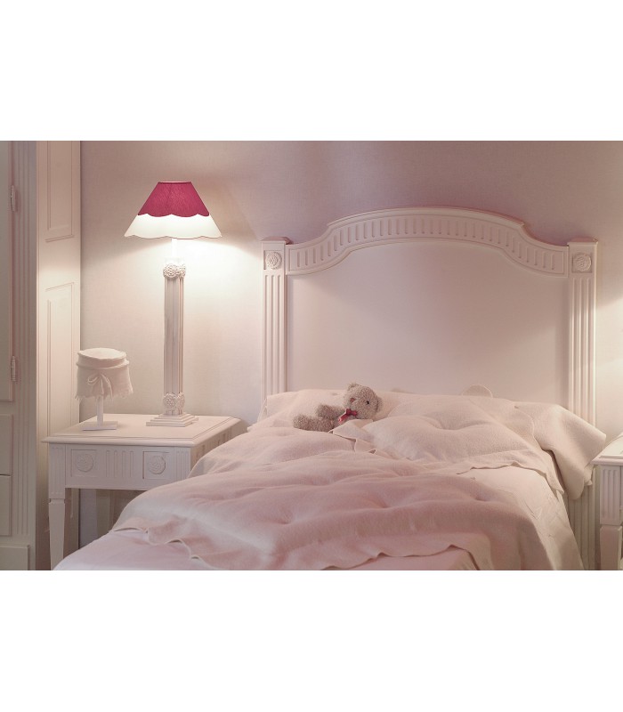 tête de lit Honoré ici en bois blanc en 90 cm