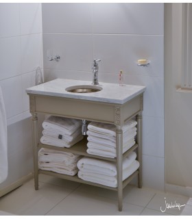 Meuble salle de bain néoclassique en bois Marie-Antoinette