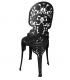 chaise industrielle Seletti noire