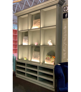 Bibliothèque néoclassique en bois César