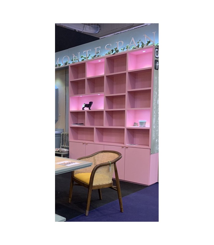 Bibliothèque moderne en bois Scarlett