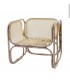 Fauteuil de jardin en rotin Ernest