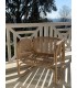 Fauteuil de jardin en rotin Ernest