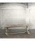 Table en bois massif naturel Château 2800 X 1100 mm