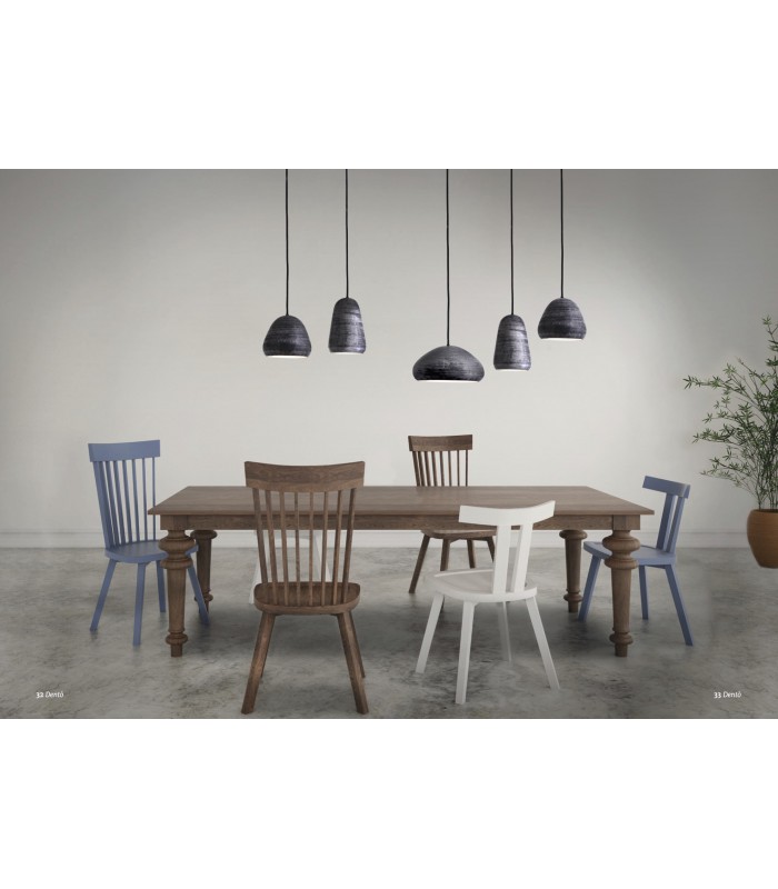 Rendu des suspensions linéaires en 5 pendentifs